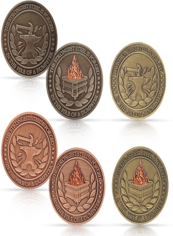 YUJUE Dumpster Fire Desk Coin 1.5'' Double Sided Hilarious Medallion for Staff Appreciation Gift for Coworker Workplace Memorabilia Office Pranks Funny Office Supplies Desk Decor - Image 1